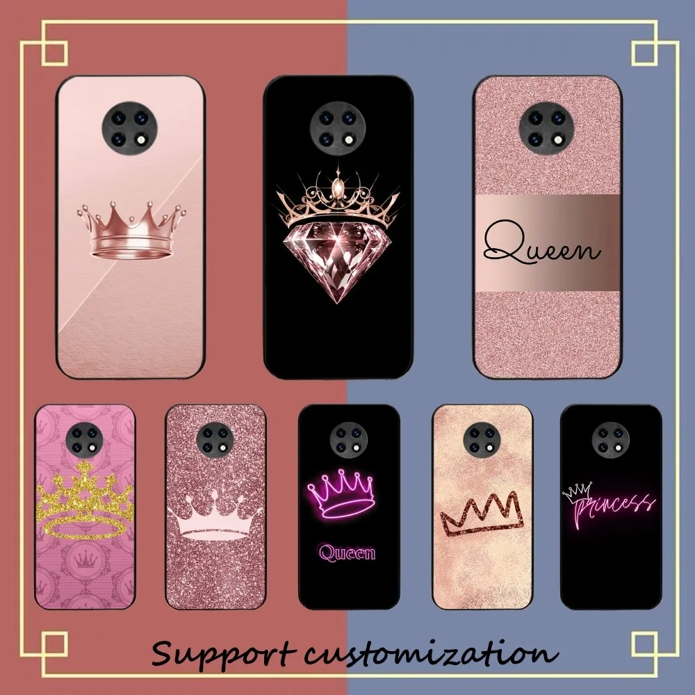 Розовое золото розовый телефон принцессы королева случай для Redmi Примечание 4X5 A 6
