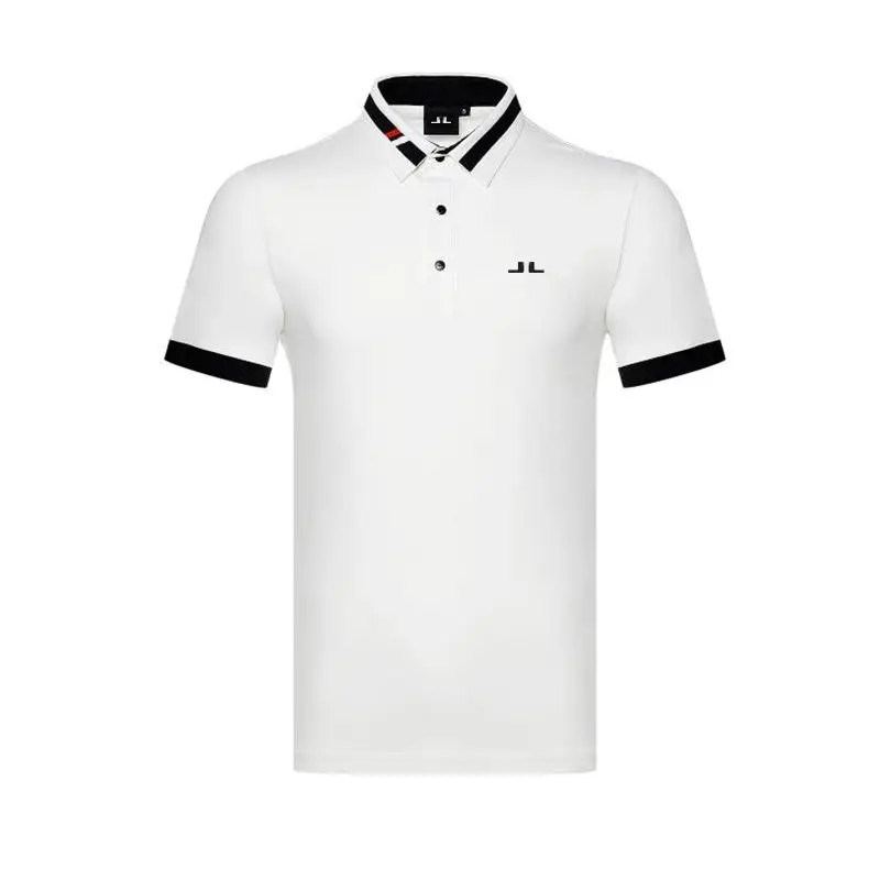 Golf Shirts Men's Short-sleeved T-shirt Sports Quick-drying Breathable Polo Shirt Casual Loose Jersey Golf Lapel Ball Clothes