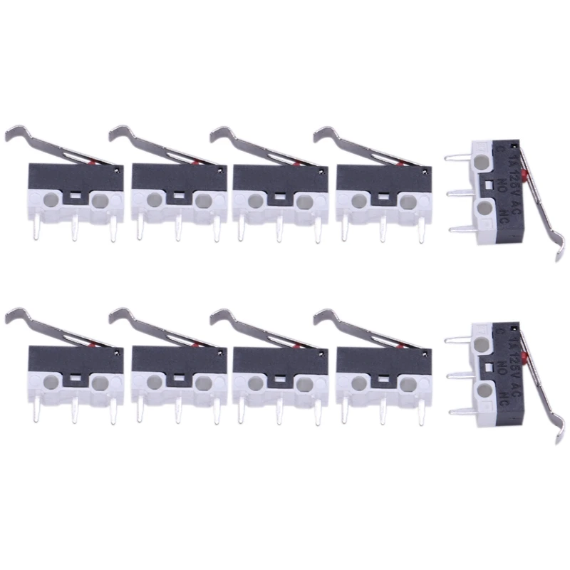 

Миниатюрный рычажный микропереключатель переменного тока 125 в 1 а SPDT 10 шт.