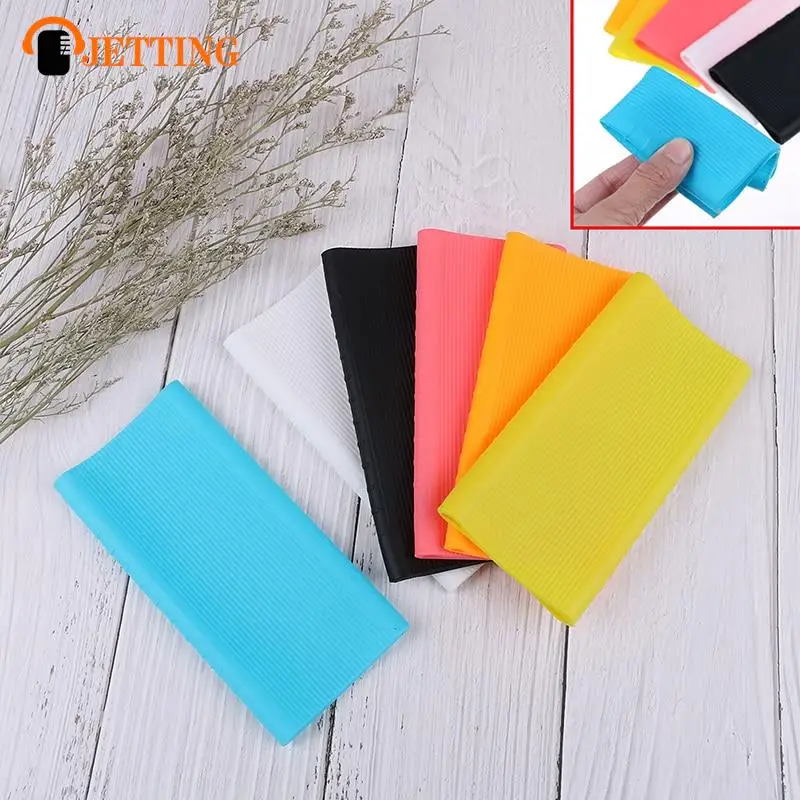 

Silicone Power Bank Protector Case Cover For Xiaomi Power Bank 2 Generation 10000 mAh Dual USB Port Skin Shell Sleeve