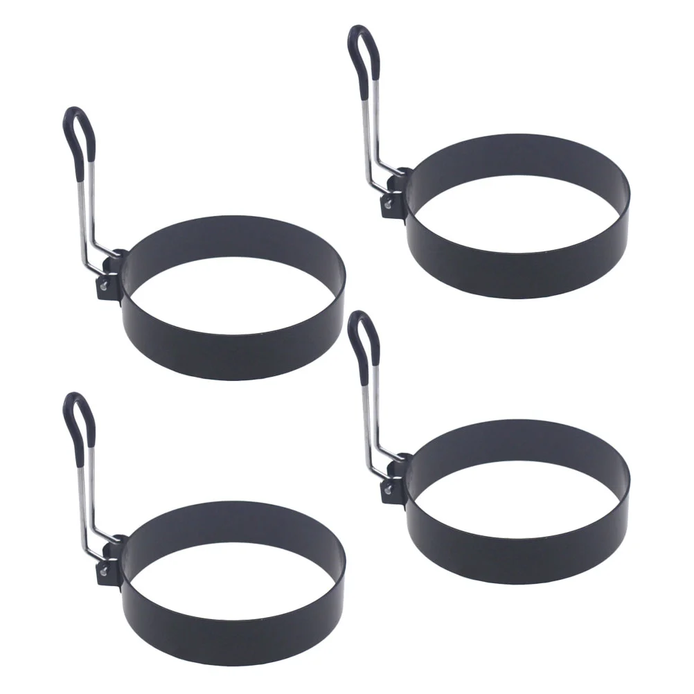 

4pcs Egg Rings Egg Make Molds Kitchen Pancake Molds for Frying Eggs and Omelet