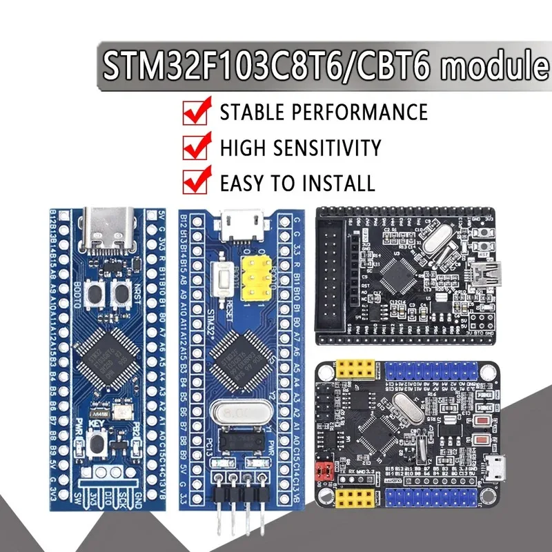 Фото STM32F103C8T6 STM32F103CBT6 ARM STM32 Модуль платы разработки минимального обучения системы для Arduino 32F103C8T6 №1