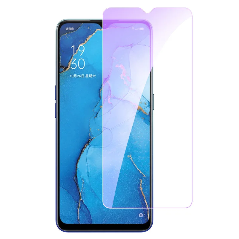 

Закаленное стекло для Vivo Y53t Y35m, защитная пленка для экрана с синим матовым зеленым светильник том для VivoY53T VivoY35M, защитная пленка