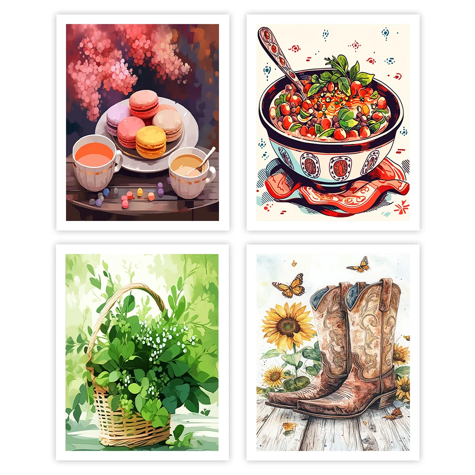 Картина по номерам на холсте GATYZTORY картина рисунок декоративные предметы Набор