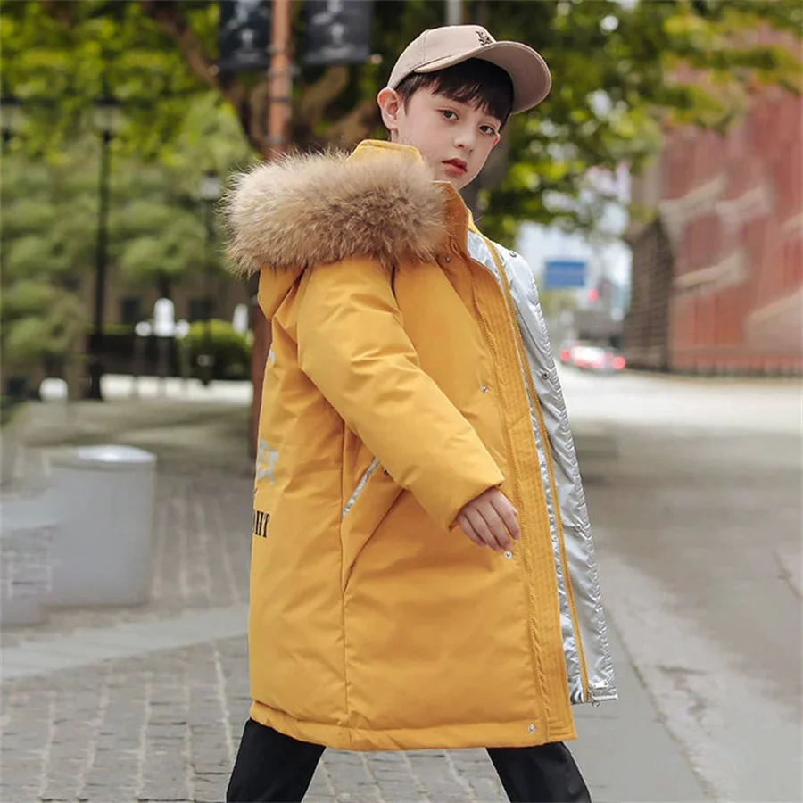 

Зимняя утепленная длинная куртка для мальчиков, зимняя женская теплая Повседневная Толстовка, детские пальто с длинным рукавом, Детская ветровка, верхняя одежда