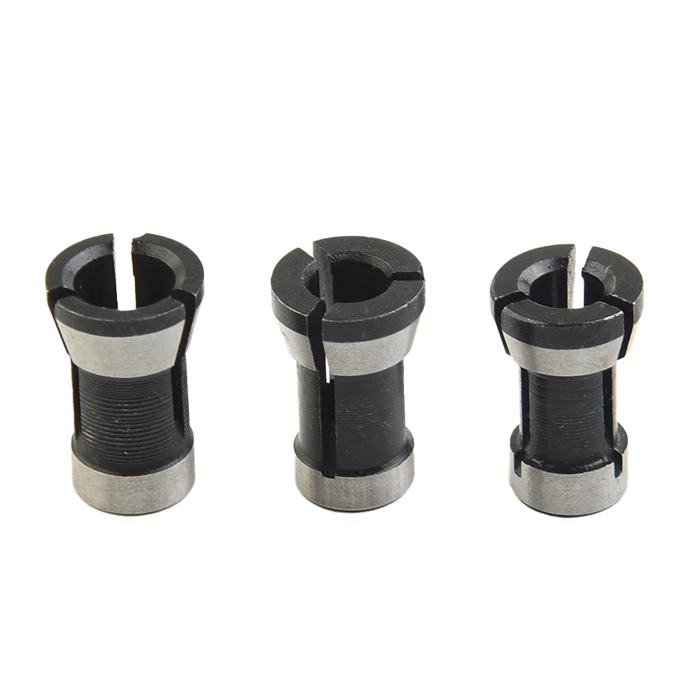 

4pcs M15 Screw Nut Electric Router Bit Milling Cutter 6/6.35/8mm Trimming Engraving Machine Collet Chuck Power Tool Accessories