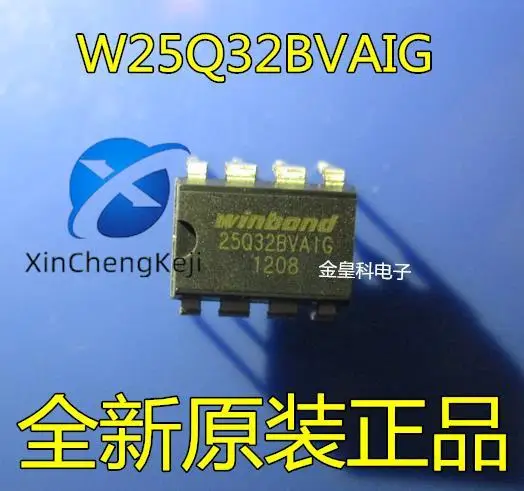 

30pcs original new W25Q32BVAIG DIP8 pin 4M memory IC
