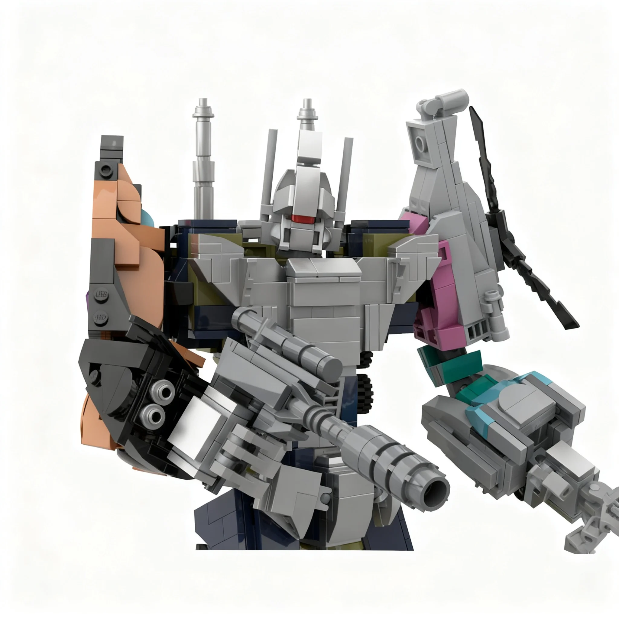 1219 деталей MOC: Конструктор-трансформер Брутикус, модель для сборки, рождественский подарок, креативный DIY-набор на день рождения (art.: 3920dc70b6bc0) - 3920dc70b6bc0