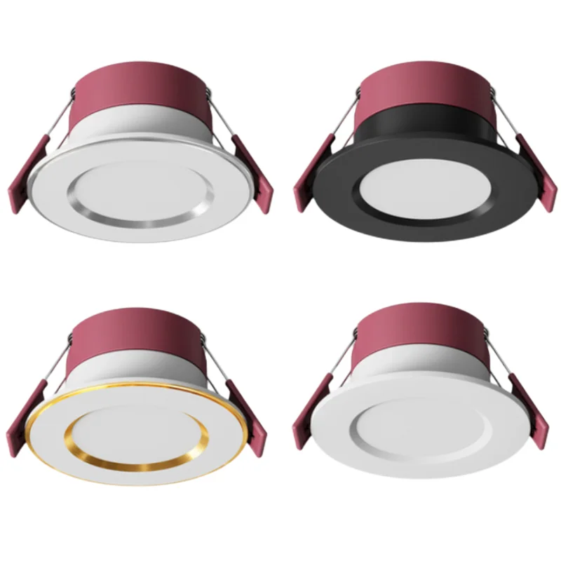 

Dimmable recessed LED downlights White/black/gold/Silver 5W/7W LED ceiling spotlights Interior lighting in the living room hall