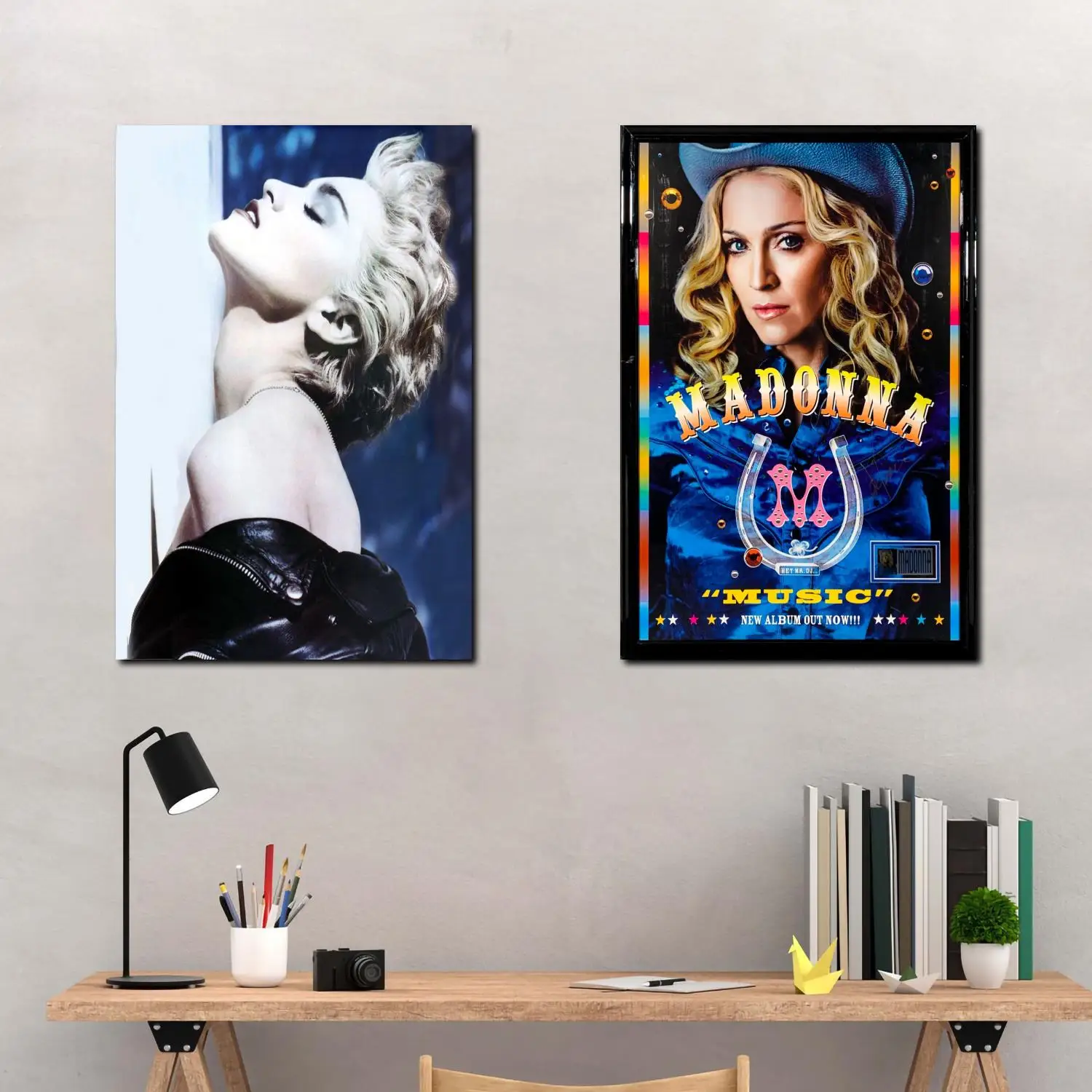 

madonna Singer Canvas Art Poster and Wall Art Picture Print Modern Family bedroom Decor Posters