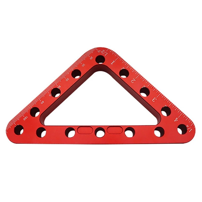 

Woodworking Tool Aluminum Alloy Wood Splicing Positioning Fixed Fixture 45/90 Degrees Corner Clamping Ruler