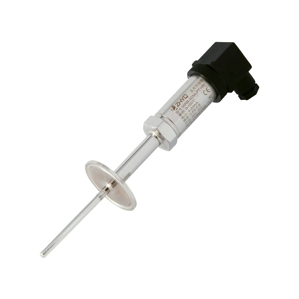 

Temperature sensor transmitter probe type thermocouple 10-30VDC 4-20mA pt100 temperature transducer