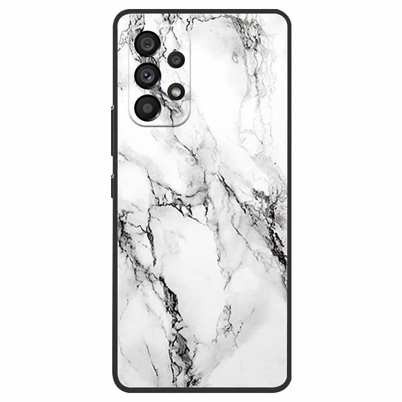 Чехол для Samsung Galaxy A54 5G милый мраморный телефон Силиконовые Мягкие Чехлы задняя