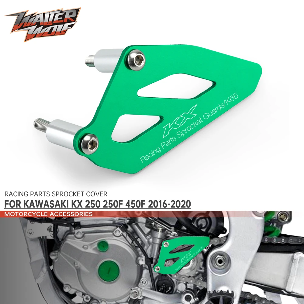 Racing Parts Sprocket Cover For KAWASAKI KX 250 250F 450F KX250 KX250F KX450F Chain Guard Protector Motorcycle Accessories CNC