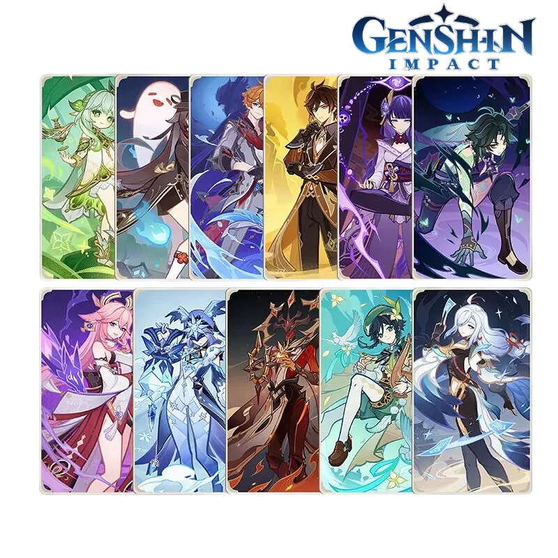 3,7 edition GeniusInvokation TCG Genshin ударная ролевая карта Xiao/Zhongli/нахида аксессуары для настольных игр детский подарок фанату на день рождения