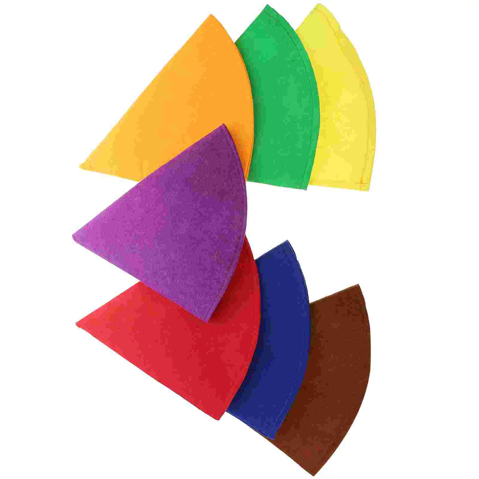 

7 Pcs Party Hat Dwarf Costume Prop Christmas Decors Halloween Costumes Props Felt Cloth Gnome Cap Masquerade Show Hats