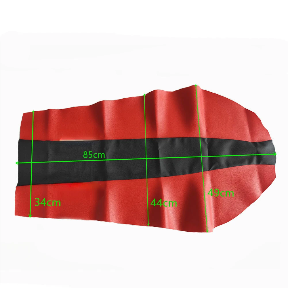 Чехол для сиденья красного цвета из искусственной кожи, водонепроницаемый, для мотоцикла Dirt Honda XR250 XR400 CRM250 CRF250 AX-1 250 CRF CRM XR.