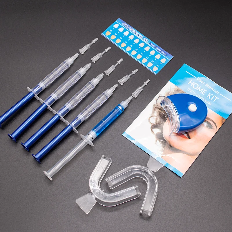 

drop ship Teeth Whitening Kit Tooth Bleaching Gel Brightening Dental Cold Blue light Equipment Oral Hygiene Smile Products