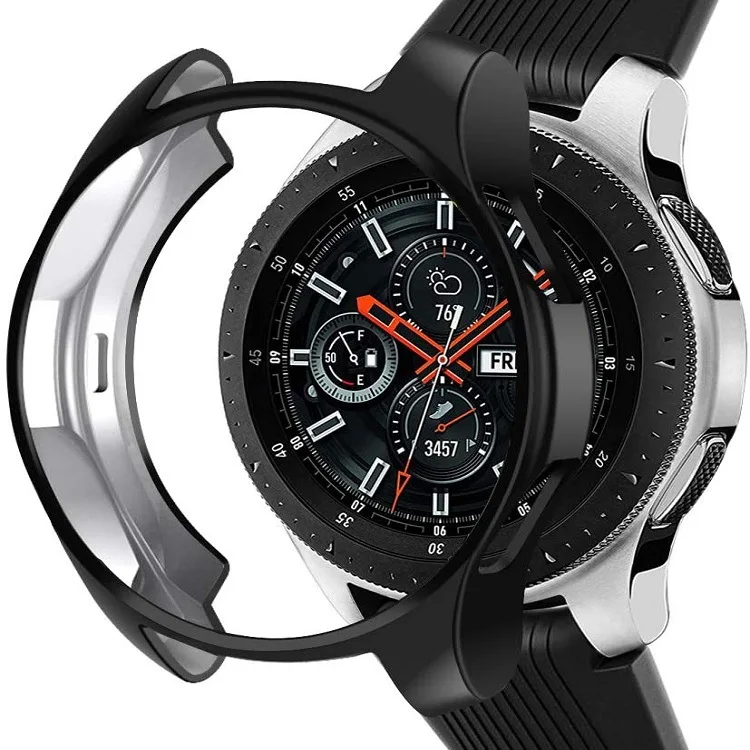 

Samsung watch case tpu half-pack electroplating hollow case