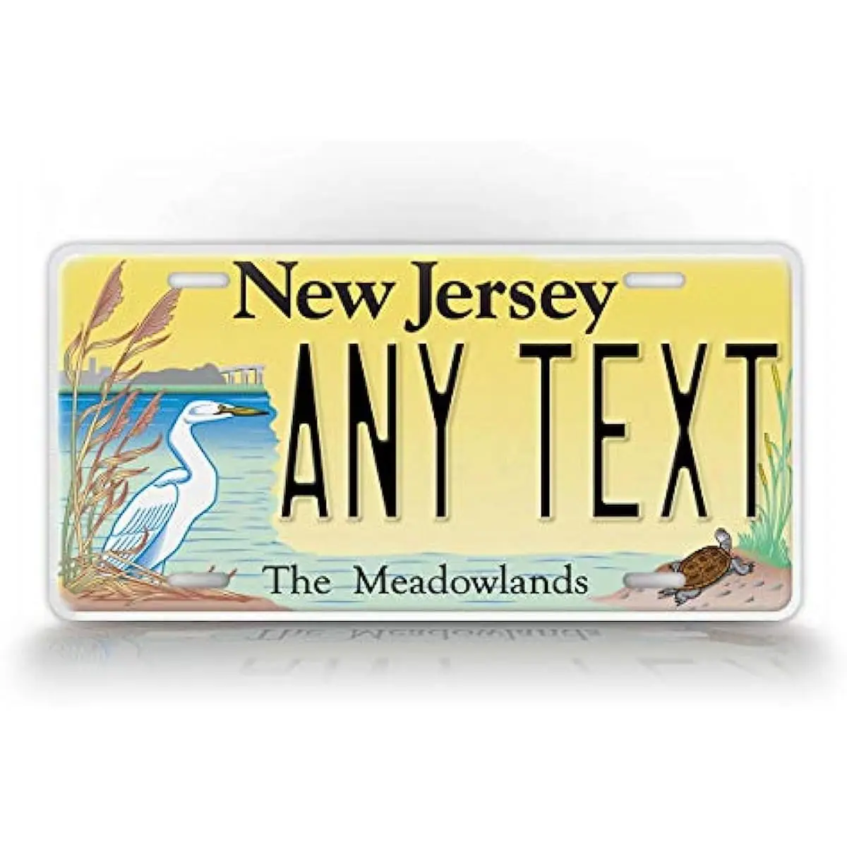 

Custom New Jersey Meadowlands License Plate Any Text Personalized NJ Garden State Metal Auto Tag-Wall Decoration Metal Wall Sign