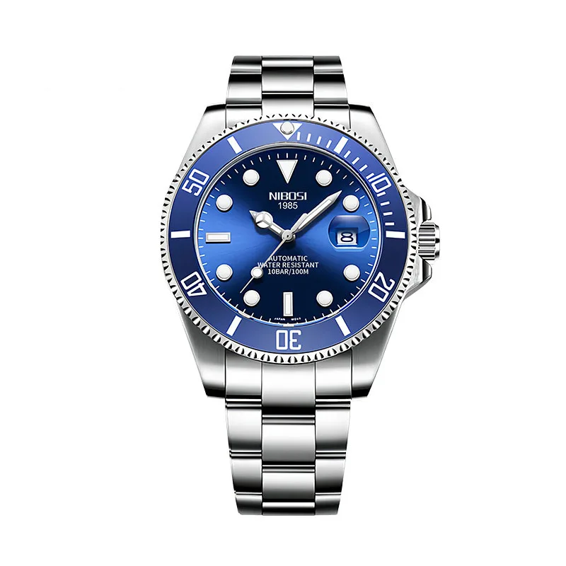 

Automatic Mens Mechanical Watches Top Brand Luxury Self Winding Watch Relojes Para Hombre Stainless Steel Luminous Diving Watch