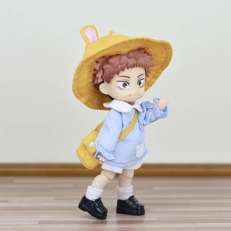 Фото 10 см Jujutsu Kaisen Ob11 Аниме Фигурка Geto Suguru Gojo Satoru Itadori Yuji 1/12 Joint Doll Игрушка Декоративные Рождественские Подарки №2