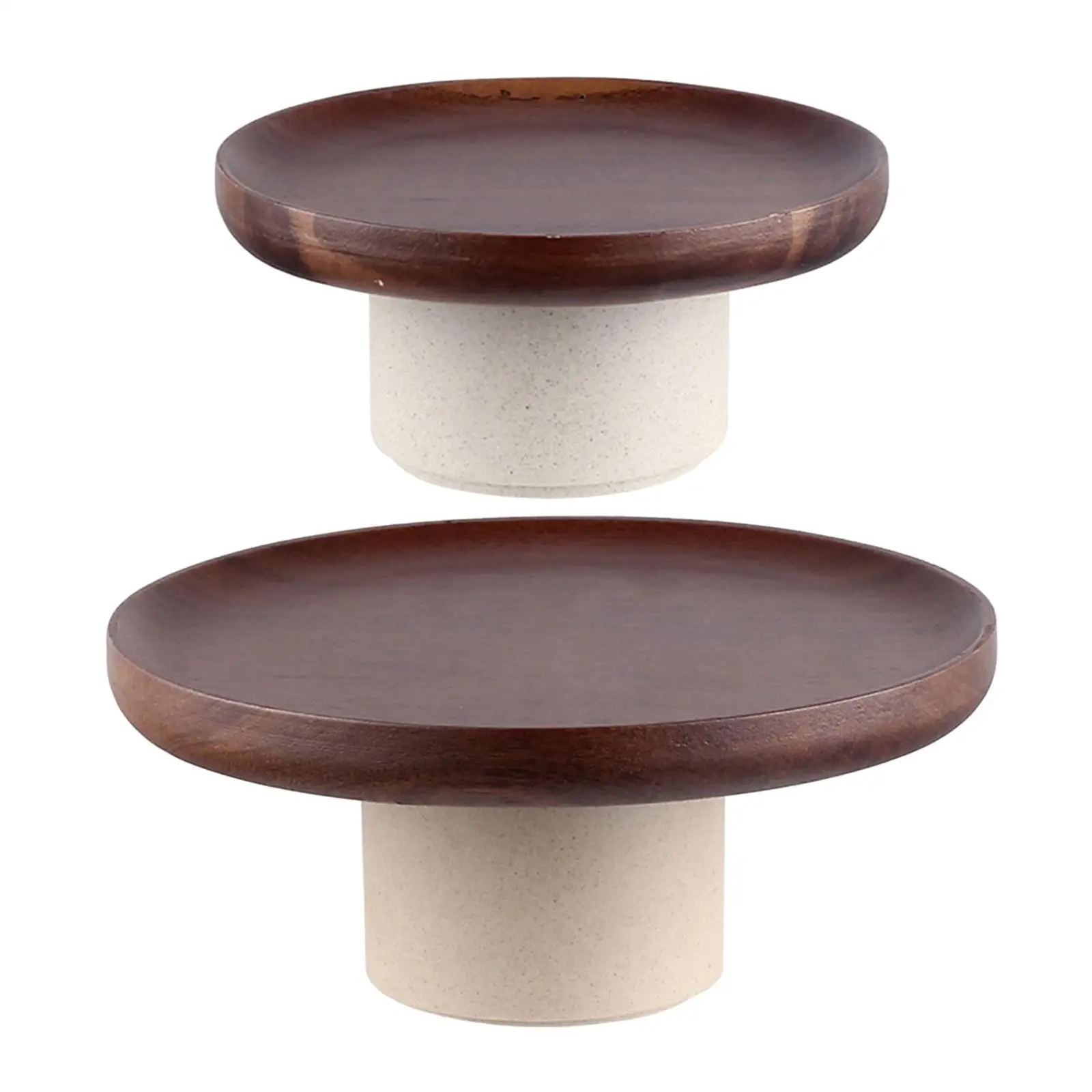 

Круглая посуда для кексов, глиняная подставка, противоскользящая подставка для обеденного стола