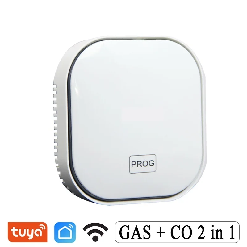 

Tuya Smart Life CO GAS Leak Carbon Monoxide Detector WIFI LPG Natural CH4 Methane Combustible Leakage Coal Alarm Sensor Plug in