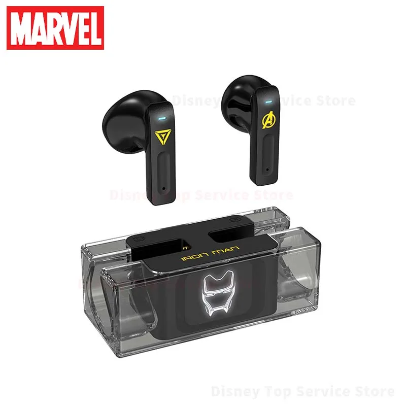 

Original Disney Marvel MV03 TWS Wireless Bluetooth 5.3 Earphones LCD Light Headsets HIFI Sound Headphone Long Battery Life