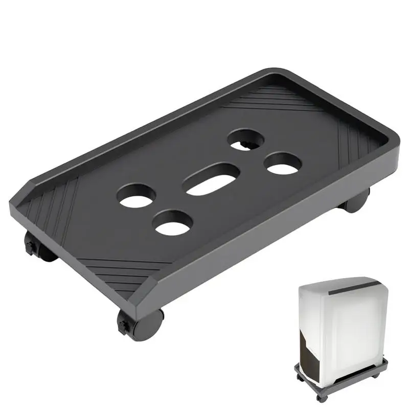 

Desktop Tower Stand Mobile Gaming PC Tower Floor Stand With Rolling Caster Wheel Mobile 4 Rolling Caster Wheels Equipped Desktop