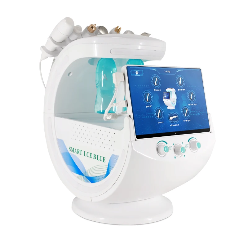 

Skin Analyzer Machine Facial Dermabrasion Smart ice blue with Water Oxygen jet Facial Machine