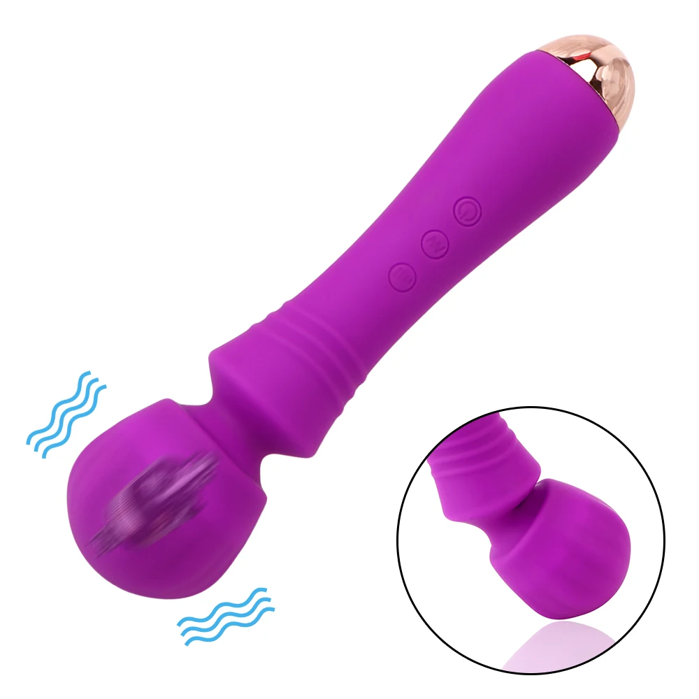 

Волшебная палочка Вибраторы стимулятор клитора точка G вагинальный вибратор 20 частоты секс-игрушки для женщин AV Stick Женский мастурбатор