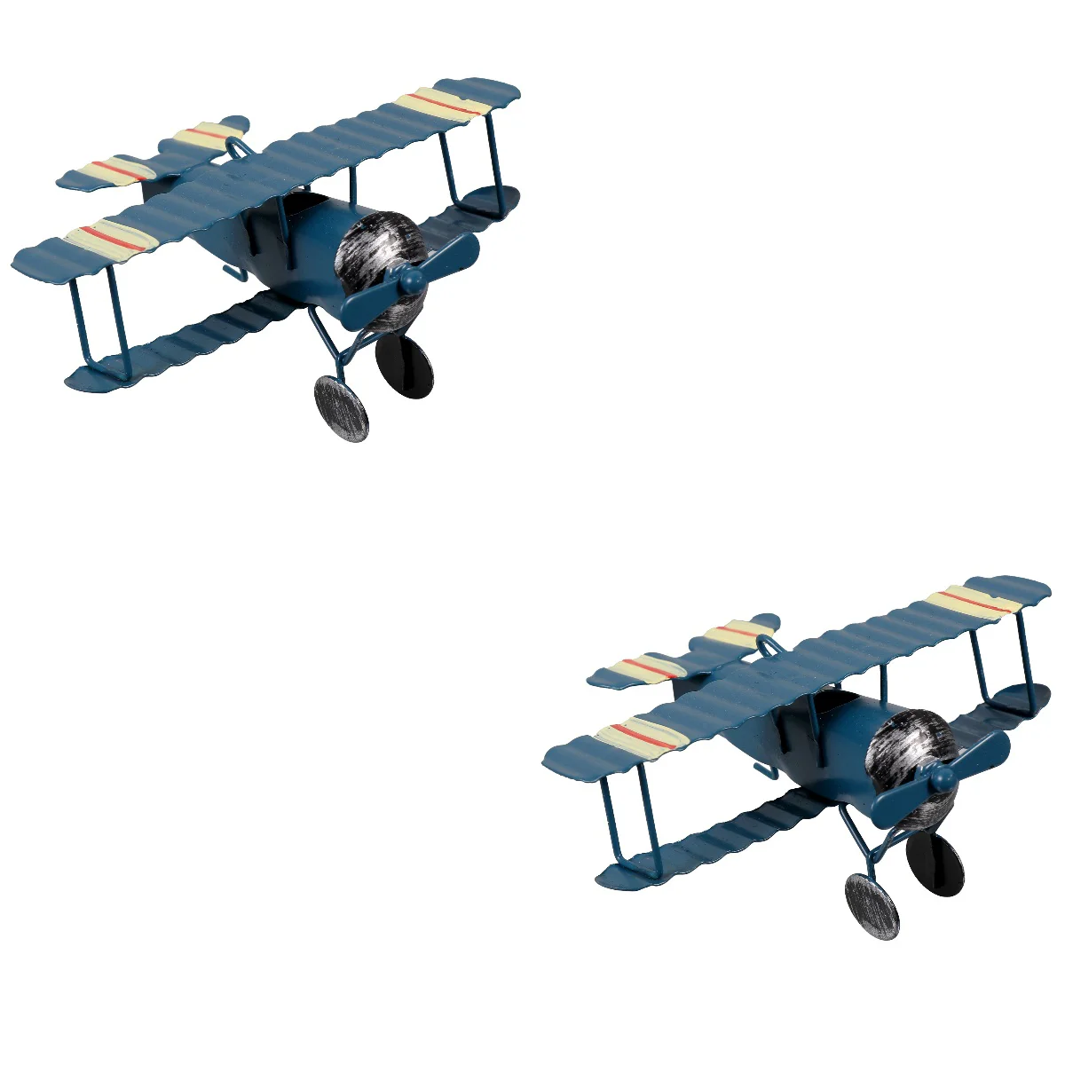 

Airplane Model Mini Retro Decor Toy Christmas Fighter Cake Vintage Plane Metal Helicopter Tree Ornaments Ornament Collections