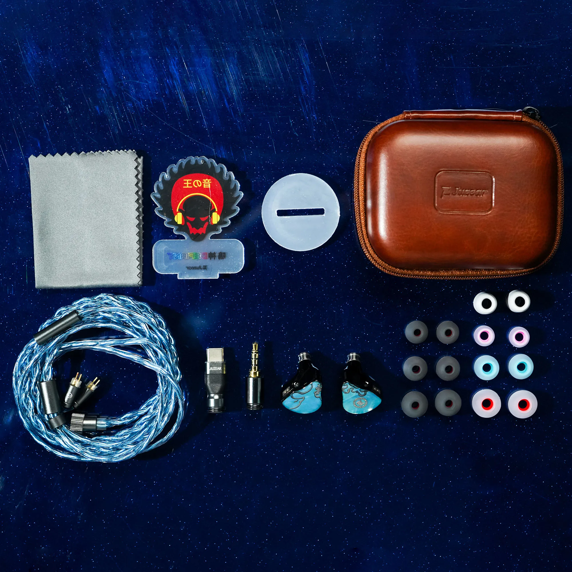 Наушники Juzear x Z Reviews Defiant Gaming Fidelity 1DD+3BA IEMs с игровой настройкой, сменным разъемом Type-C и микрофоном 3,5 мм (art.: 3920dbab92d7d) - 3920dbab92d7d