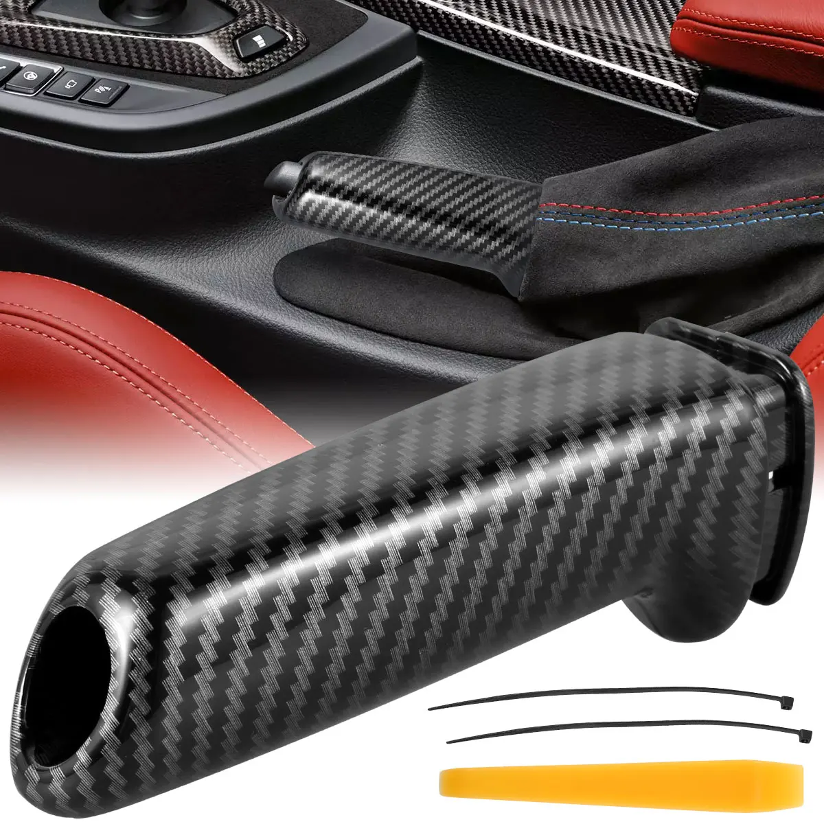 

Чехол для ручки автомобильного тормоза, совместимый с F20/F22/F30/E90