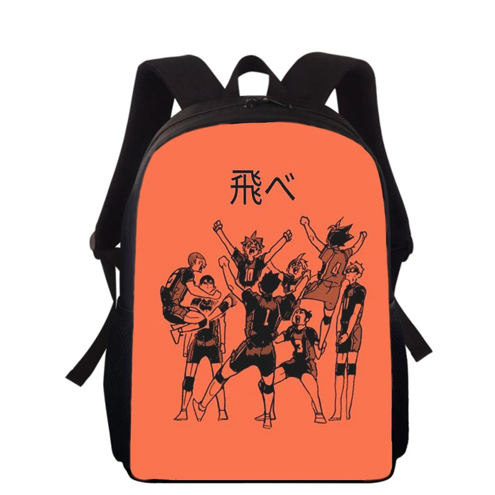Anime Haikyuu 15” 3D Print Kids Backpack Primary School Bags for Boys Girls Back Pack Students School Book Bags