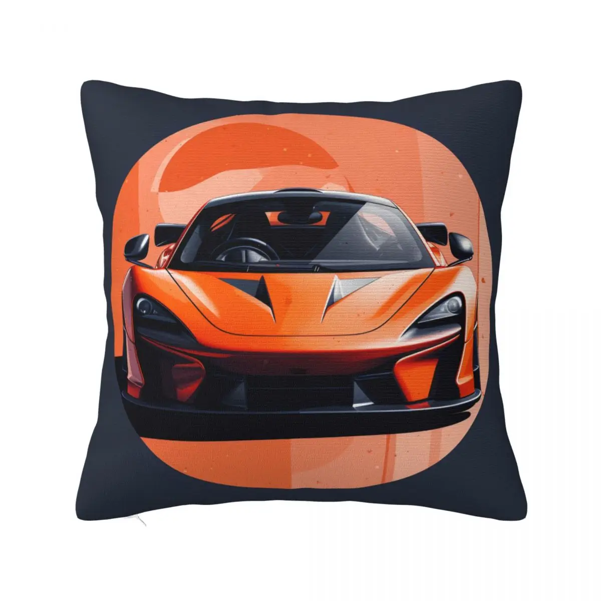 

Фантастическая Спортивная подушка для автомобиля, просто круглая Минималистичная летняя винтажная наволочка из полиэстера, чехол для кровати на молнии