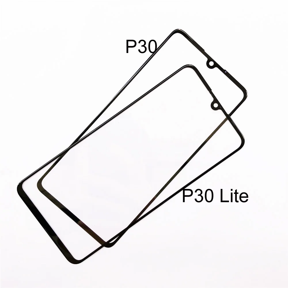 mobile touch screen panel for huawei honor p40 p30 lite front outer glass panel no touch screen digitizer phone repair parts free global shipping