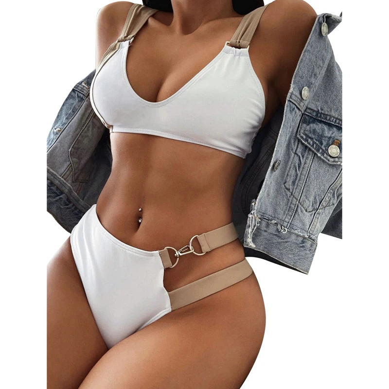 

Bikini Sexy Swimwear Women Ropa Mujer Bra And Panties Biquini Set Summer Splice Beachwear Bikinis Bathing Suit 2 Piece Swimsuit