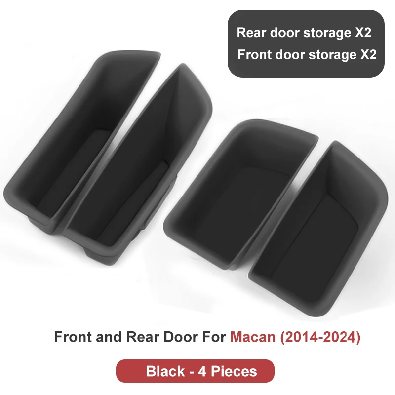 

Для Porsche Macan 2014-2024 автомобильный органайзер, дверная ручка, ящик для хранения, подлокотник для передней и задней двери, защитный держатель для телефона, аксессуары