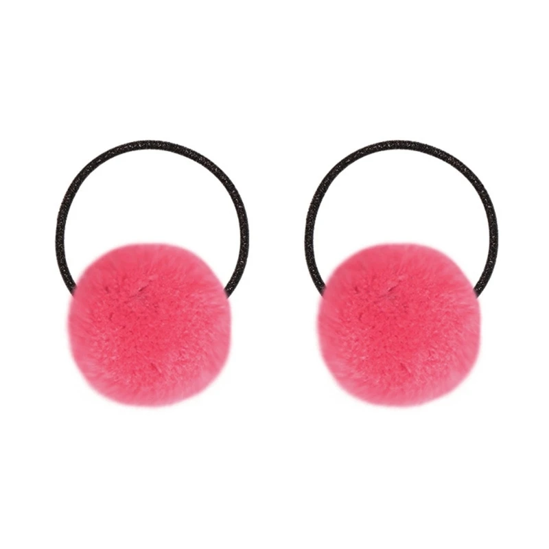 

Cute Hairball Hair Band Girls Pompom Elastic Rubber Bands Kids Baby Hair Ties Scrunchies Headwear