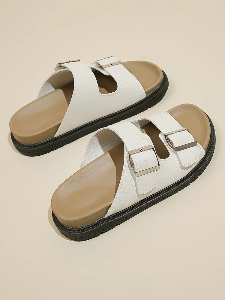 

Сланцы женские на плоской подошве, мягкие дизайнерские Шлепанцы из экокожи, Повседневная модная обувь, резина, лето 2023