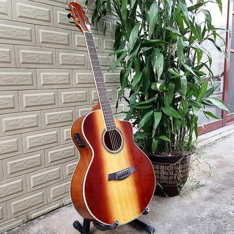 

Folk Country Acoustic Guitar Pickup Classic Six String Large Guitar Guitar Jazz Guitar Veneer Violao Acustico Musical Equipment