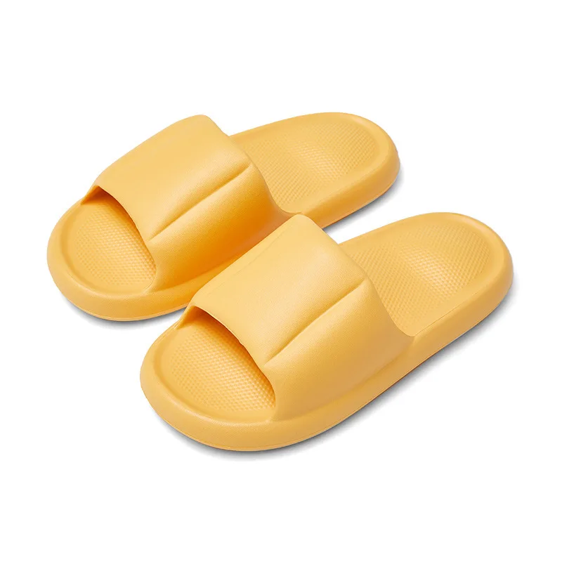 Men's and Women's Home Slippers Pepper Colored Couple's Bath Slippers Simple and Durable Women Slippers  Women  Shoes
