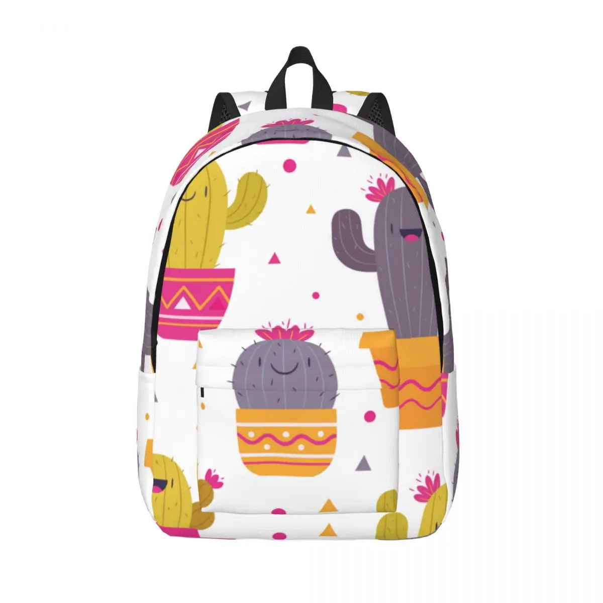 

Men Women Backpack Large Capacity School Backpack for Student Cute Cactus School Bag