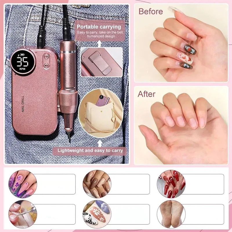 Машинка для аппаратного маникюра 35000 об./мин.