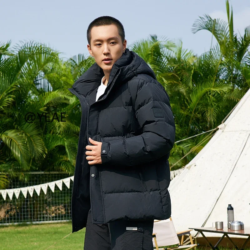 Новый пуховик дизайнерская одежда мужская Роскошная короткая пуховая куртка с