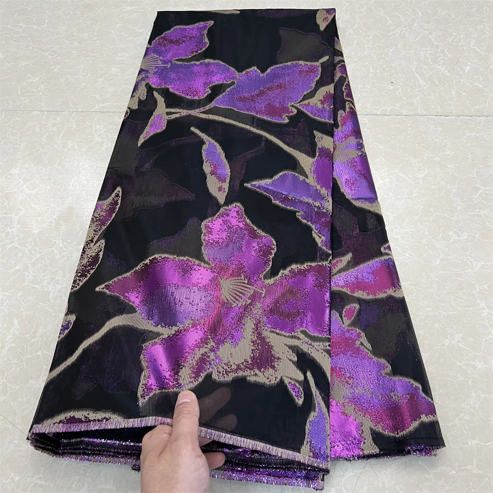 Жаккардовое нигерийское кружевное платье