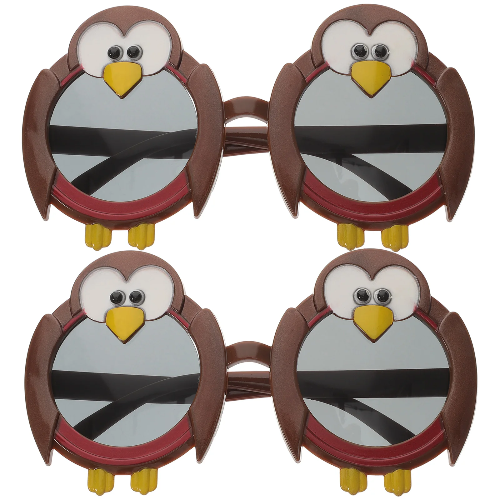 

2 Pcs Funny Sunglasses Party Photo Props Kids Tropical Decorations Dress Upsunglasses Fancy Barnyard Eyeglasses Gift