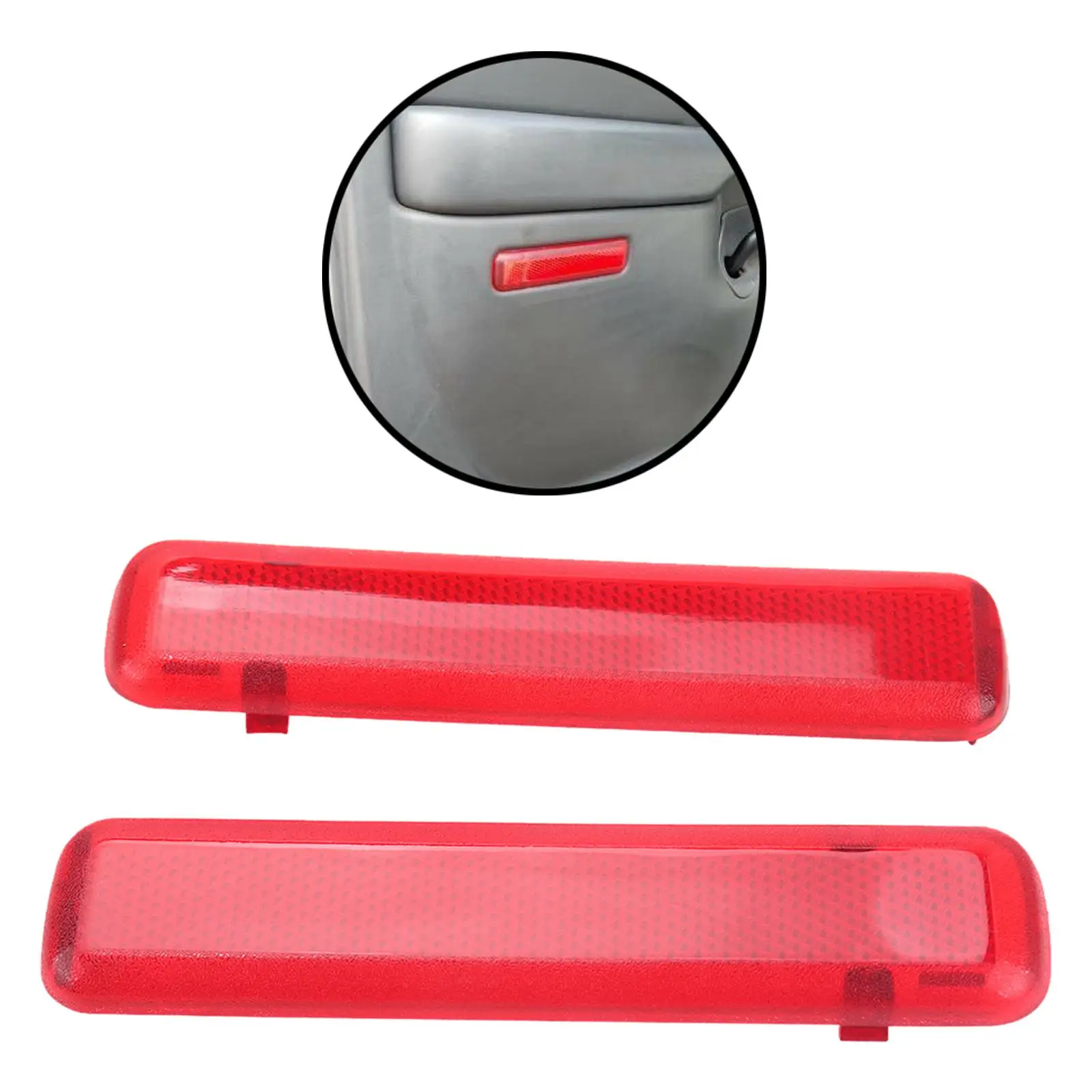 

Прямоугольные отражатели, внутренняя панель двери, задняя запасная часть для 15183155 15183156 2007-03 2007-03 (1 пара)